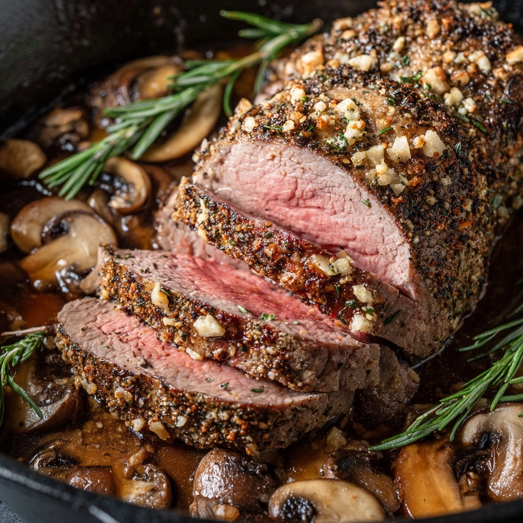 Rosemary and Garlic Roast Beef Recipe 5 Rosemary and Garlic Roast Beef Recipe - Recipe Image