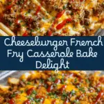Cheeseburger French Fry Casserole (Print Format) Recipe