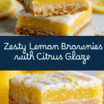 LEMON BROWNIES Recipe
