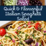 Quick Spaghetti Salad With Italian Dressing Recipe