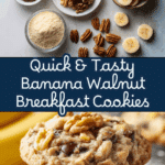 Banana Walnut Breakfast Cookies Recipe
