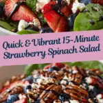 15-Minute Strawberry Spinach Salad Recipe
