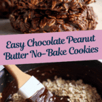 Chocolate Peanut Butter No-Bake Cookies Recipe
