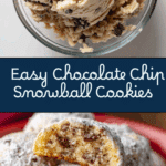 Chocolate Chip Snowball Cookies Recipe