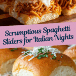 Easy Spaghetti Sliders Cheese Recipe