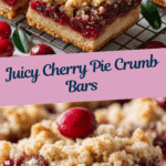 Cherry Pie Crumb Bars Recipe