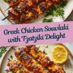 Traditional Greek Chicken Souvlaki Recipe