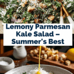 Lemony Parmesan Kale Salad Recipe