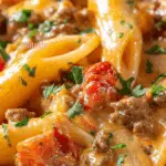 High Protein Creamy Beef Pasta Recipe