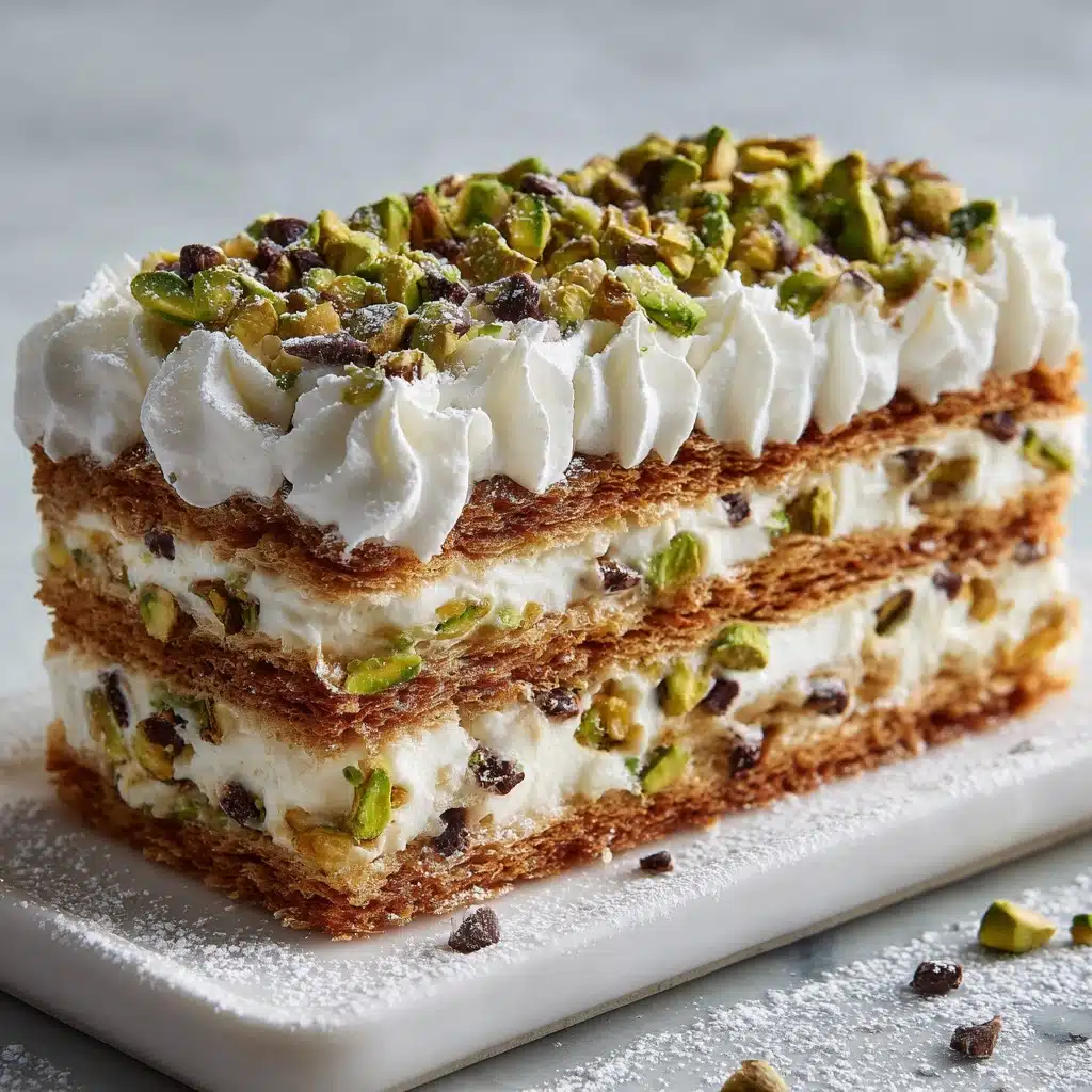 Mascarpone Ricotta Cannoli Icebox Cake Recipe - Recipe Image