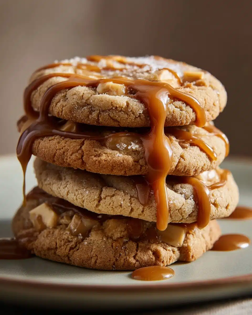 Caramel-Drizzled Apple Cinnamon Cookies Recipe 5 Caramel-Drizzled Apple Cinnamon Cookies Recipe - Recipe Image