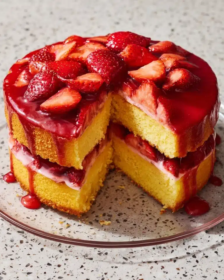 Strawberry Pineapple Pound Cake Recipe