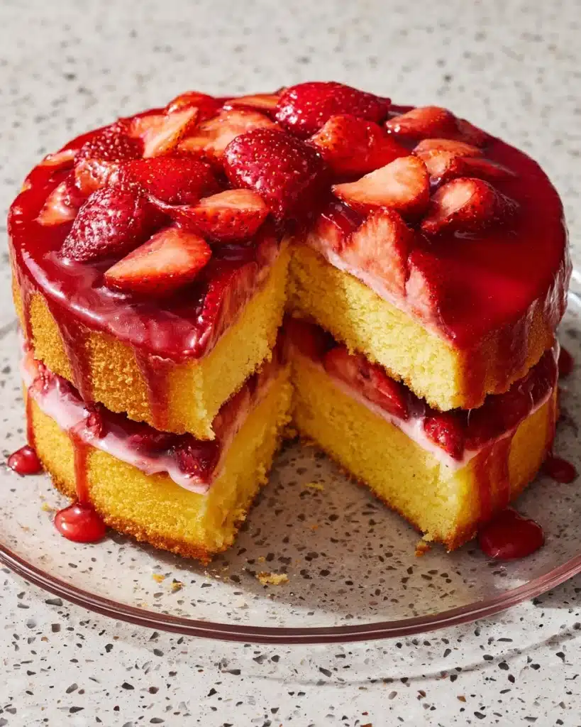 Strawberry Pineapple Pound Cake Recipe