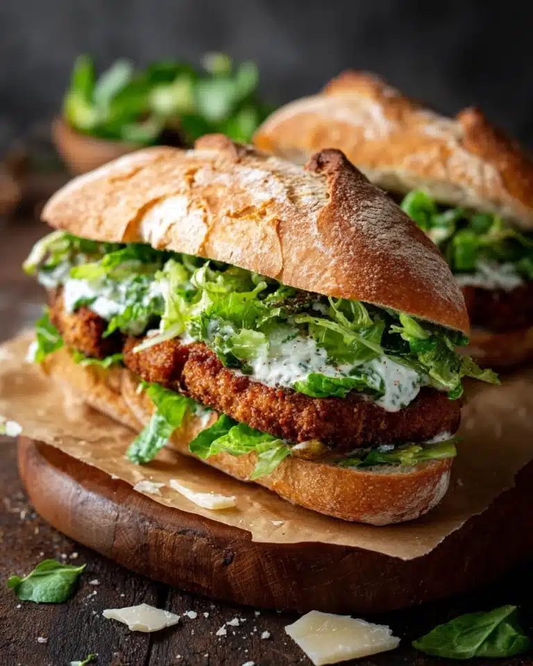 Crispy Chicken Caesar Sandwich Recipe