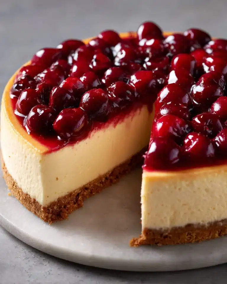 Classic Cherry Cheesecake Recipe