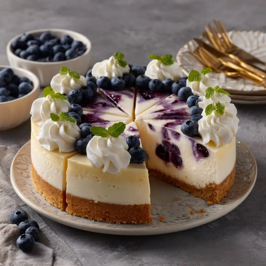 No Bake Blueberry Pie Recipe - Recipe Image