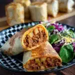Cheesy Beef and Potato Burritos Recipe