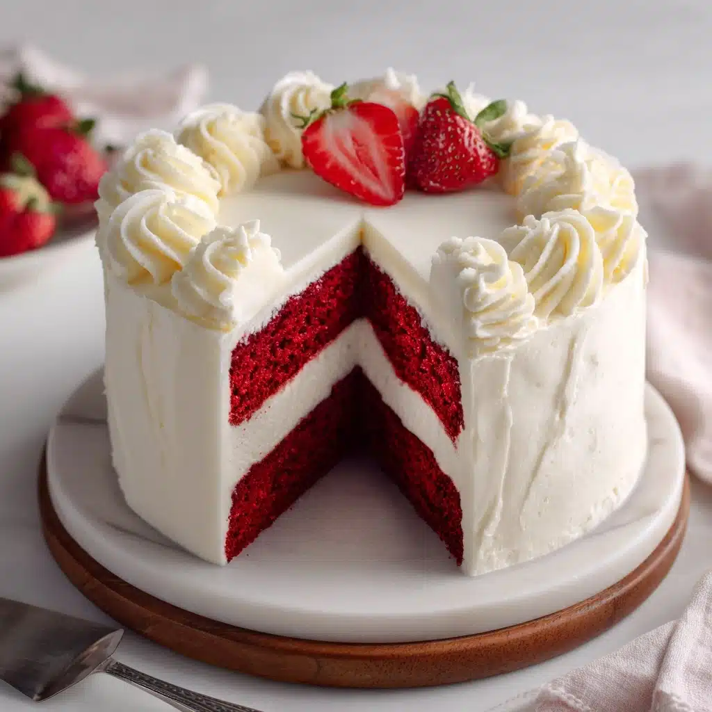 Red Velvet Cake with Cream Cheese Frosting Recipe - Recipe Image