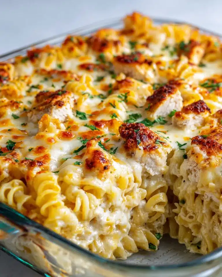 Cheesy Chicken Pasta Bake Recipe