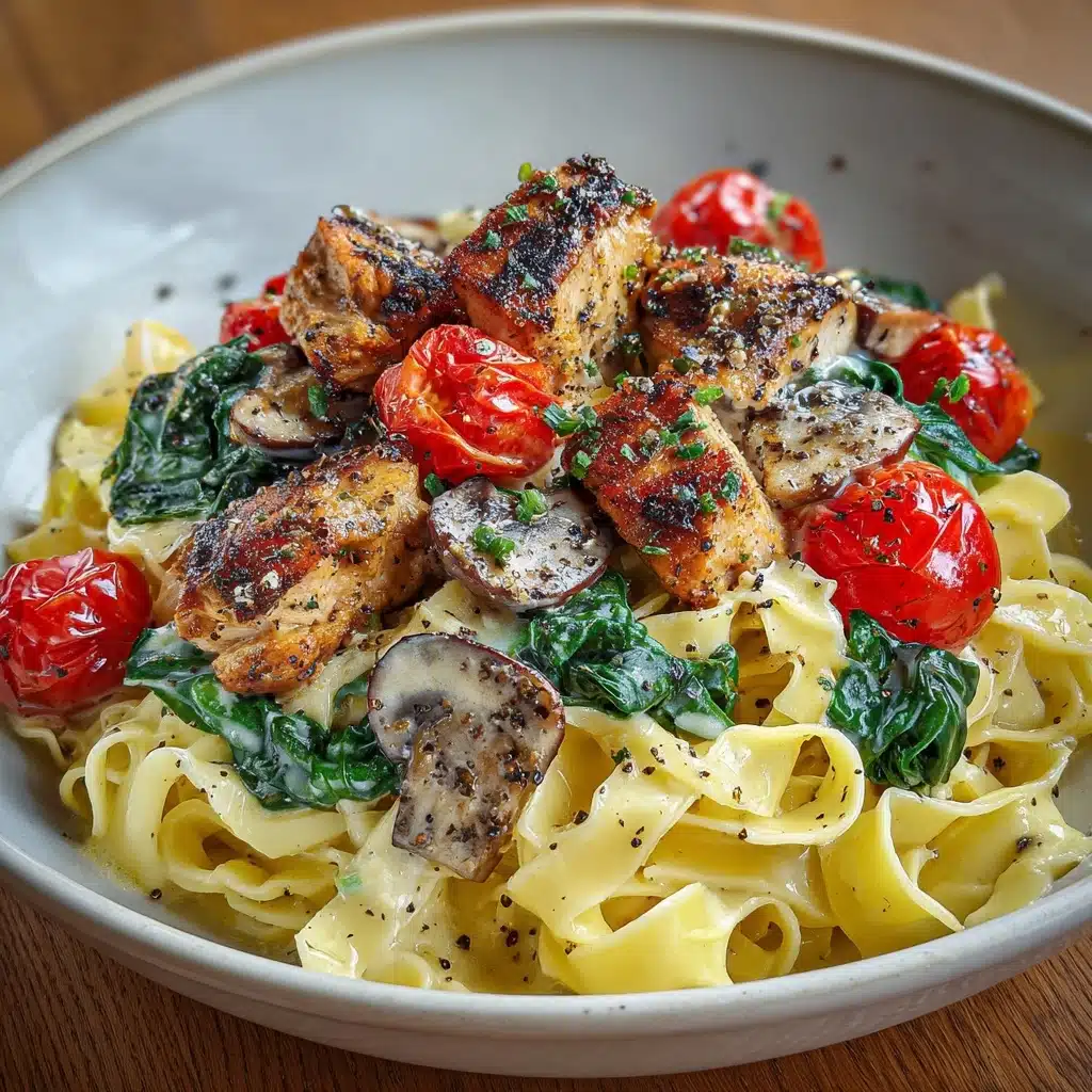 Creamy Tuscan Chicken Pasta Recipe 4 Creamy Tuscan Chicken Pasta Recipe - Recipe Image
