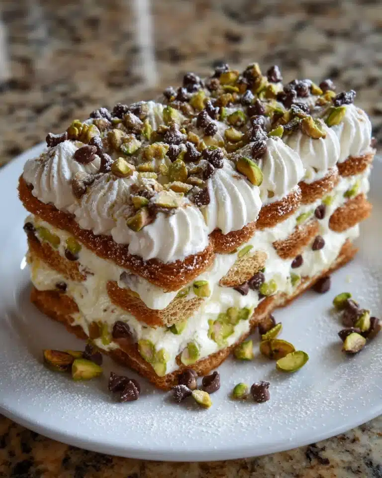 Mascarpone Ricotta Cannoli Icebox Cake Recipe