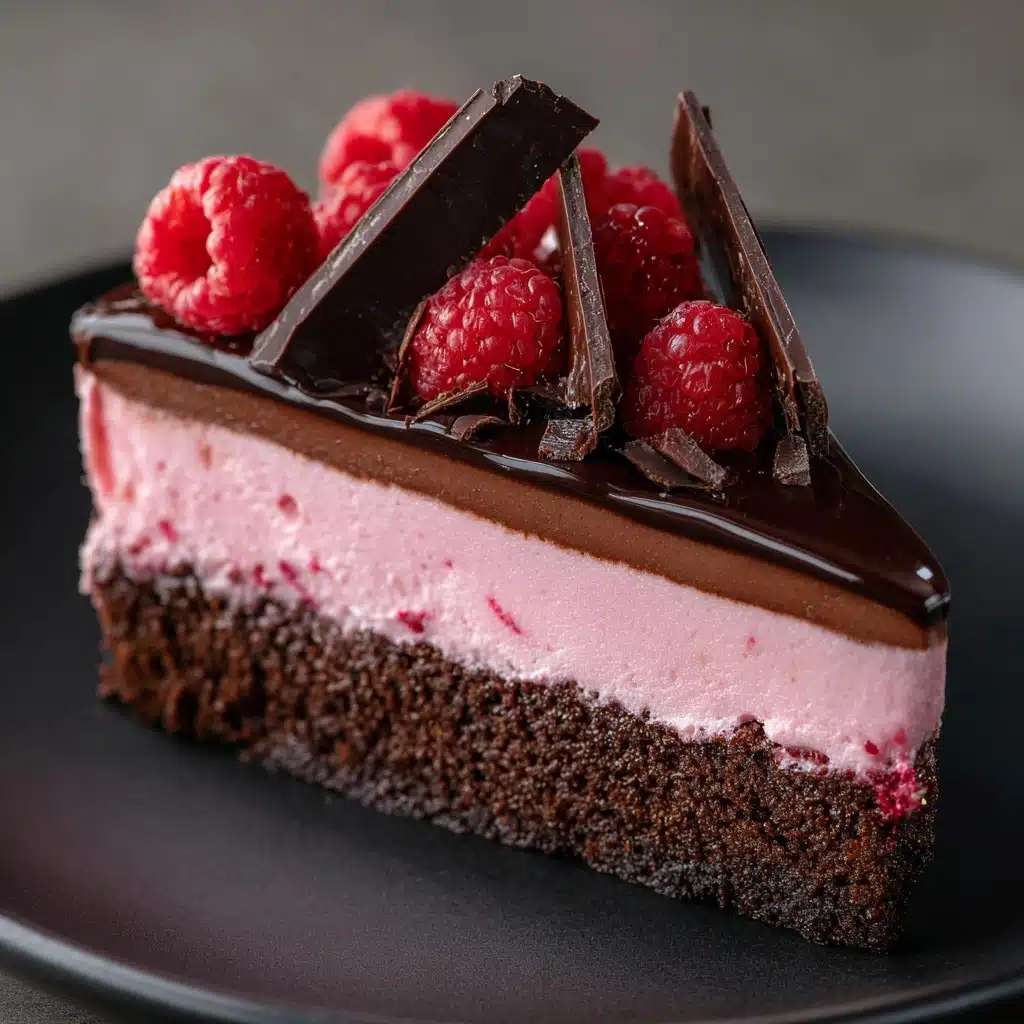 Chocolate Raspberry Mousse Cake Recipe 4 Chocolate Raspberry Mousse Cake Recipe - Recipe Image