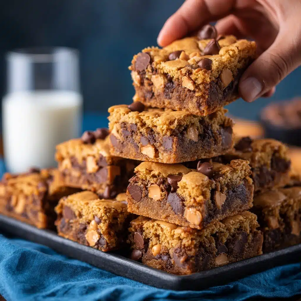 Peanut Butter Chocolate Chip Cookie Bars Recipe 5 Peanut Butter Chocolate Chip Cookie Bars Recipe - Recipe Image