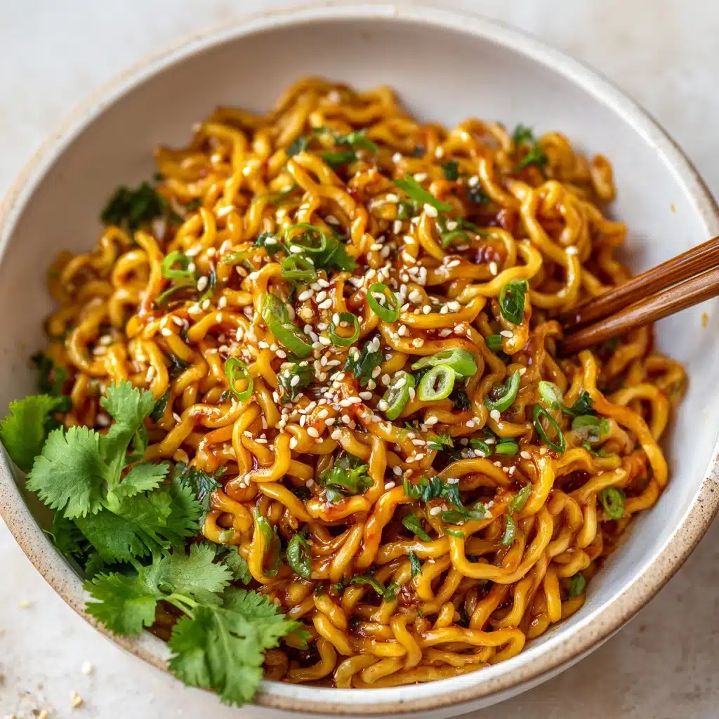 Saucy Gochujang Noodles with Chicken Recipe - Recipe Image