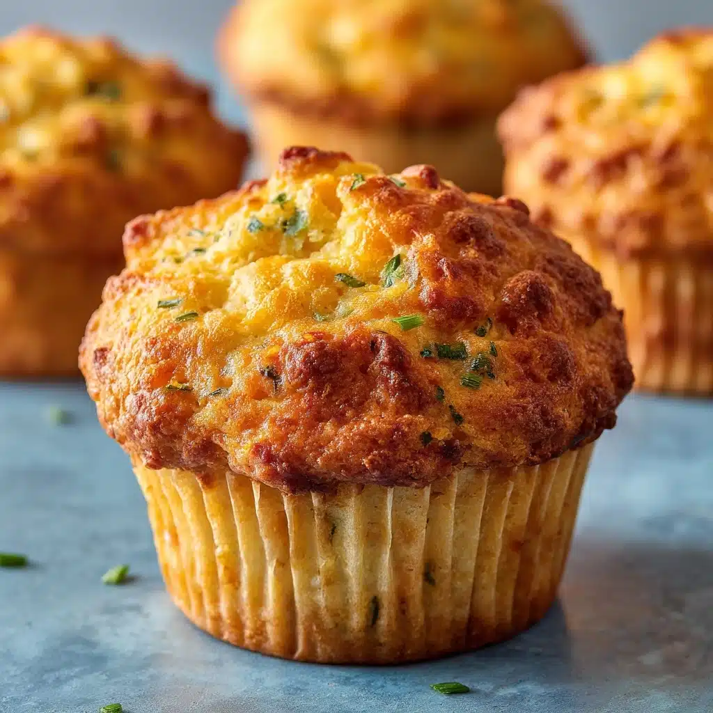 Savory Zucchini Muffins Recipe - Recipe Image
