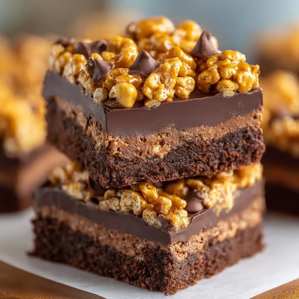 Peanut Butter Crunch Brownies Recipe - Recipe Image