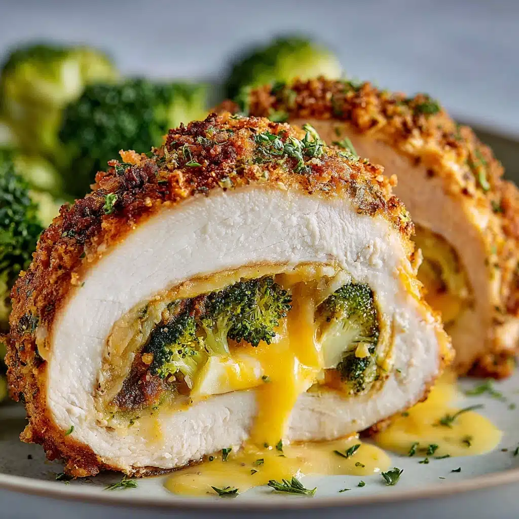 Broccoli and Cheese Stuffed Chicken Recipe - Recipe Image