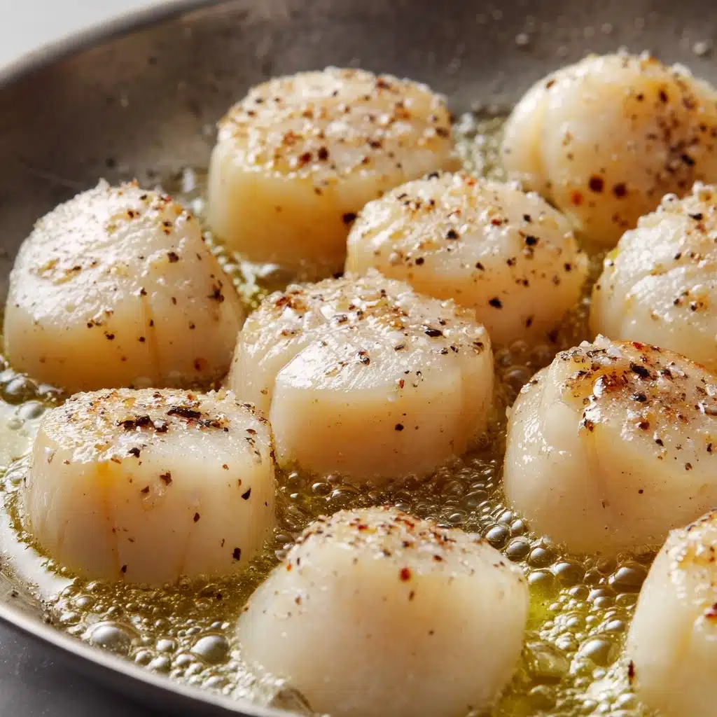 Buttery Garlic Seared Scallops Recipe - Recipe Image