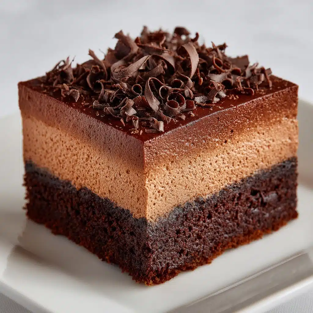 Chocolate Mousse Brownies Recipe - Recipe Image
