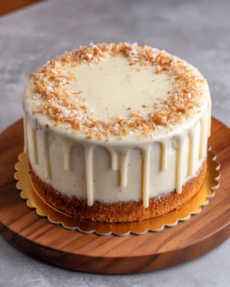 Coconut Cream Cake with Glaze Recipe