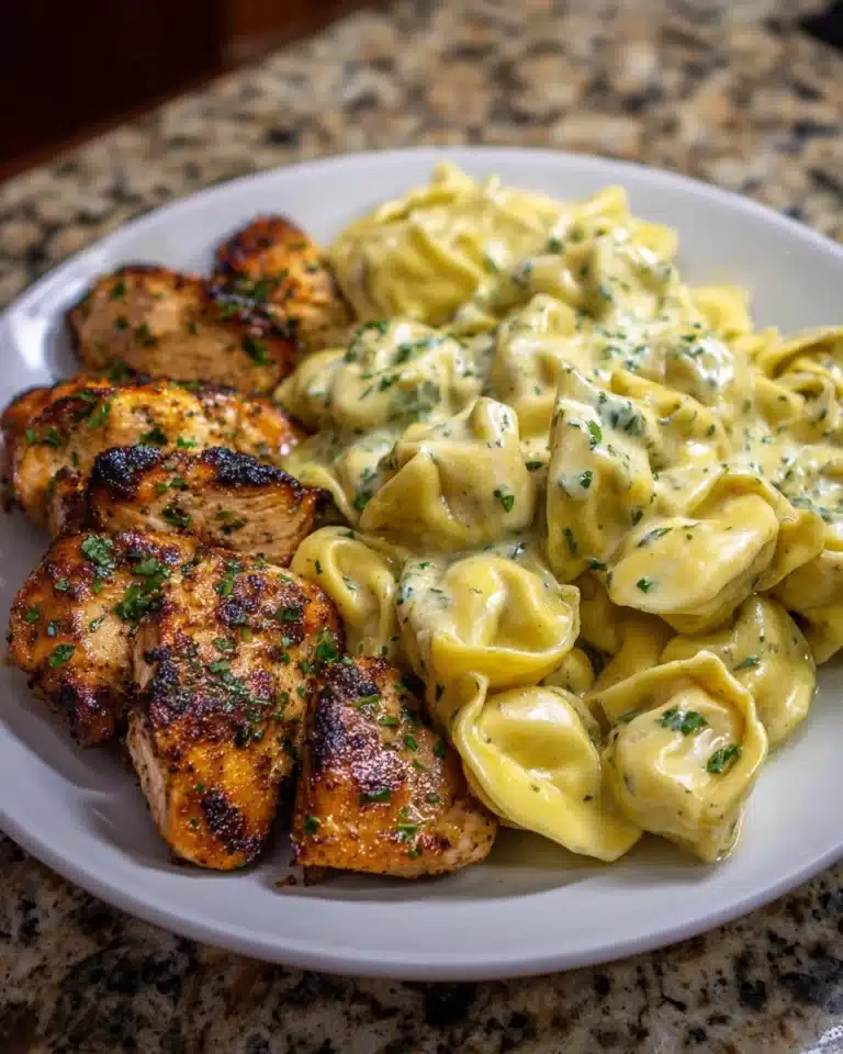 ta Chicken Tortellini with Alfredo Cream Recipe