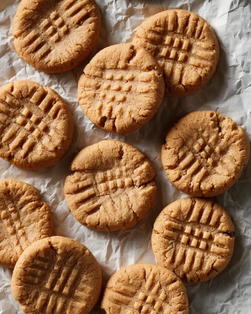5 Ingredient Peanut Butter Cookies Recipe