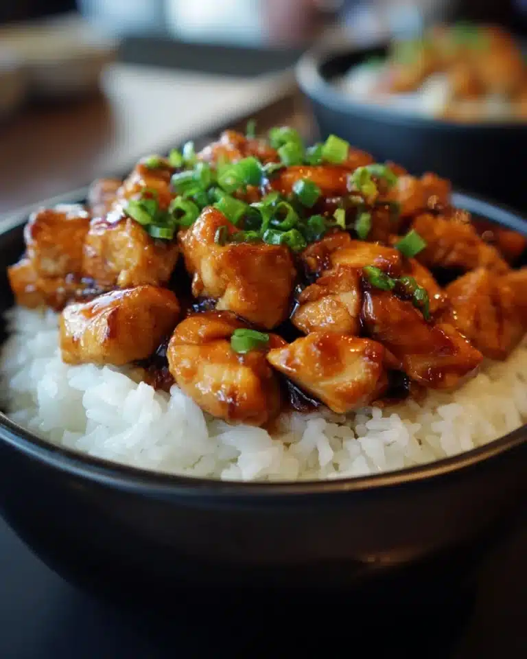 Honey BBQ Chicken Rice Recipe