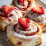 Strawberry Cheesecake Cinnabon Rolls Recipe