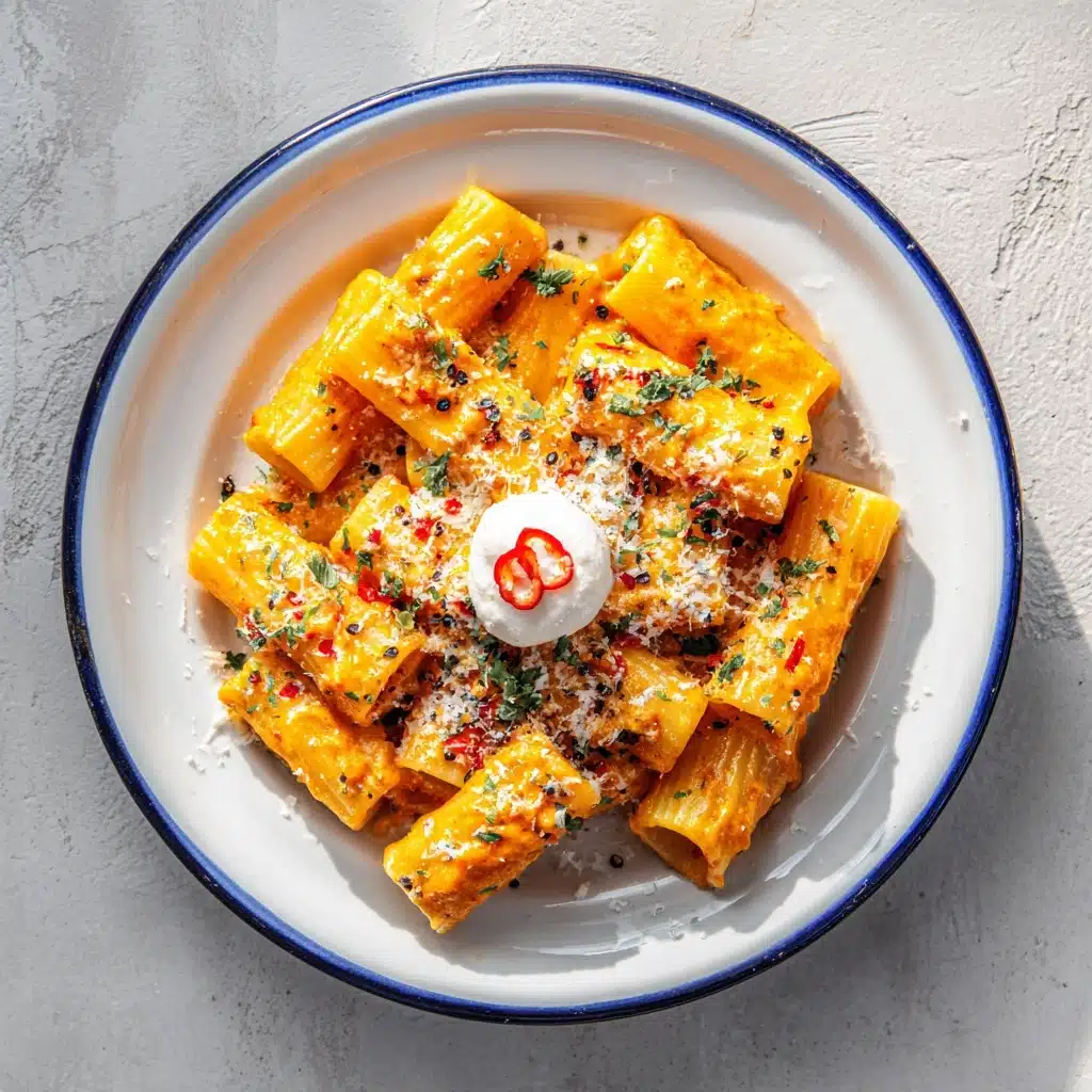 Creamy Tomato Garlic Pasta Recipe - Recipe Image