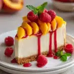 Raspberry Peach Cheesecake Recipe