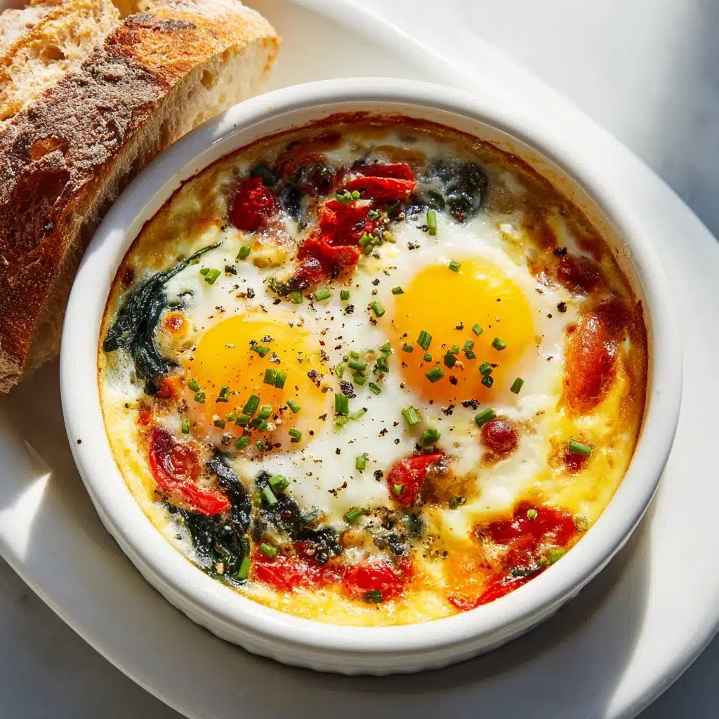 Baked Feta Eggs Recipe 4 Baked Feta Eggs Recipe - Recipe Image