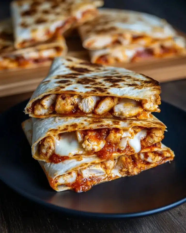 Chicken and Pepperoni Pizza Melts Recipe