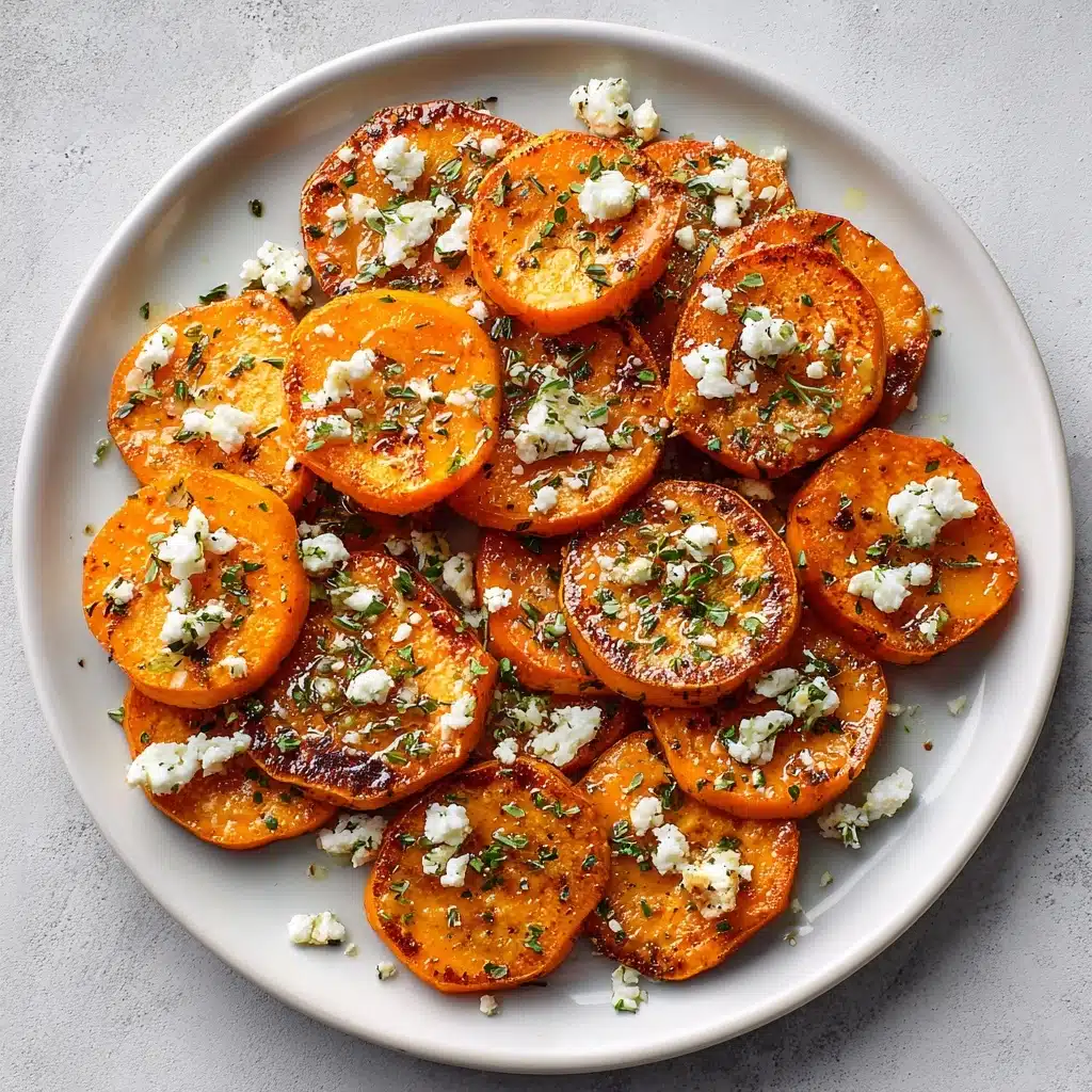 Delicious Honey Feta Sweet Potato Rounds Recipe 5 Delicious Honey Feta Sweet Potato Rounds Recipe - Recipe Image