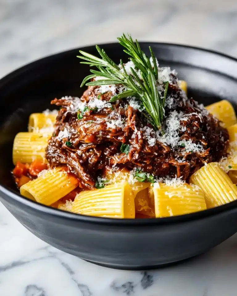 Braised Short Ribs Ragu Recipe