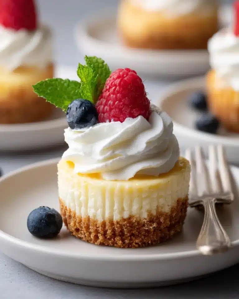 The Best Mini Cheesecake Recipe