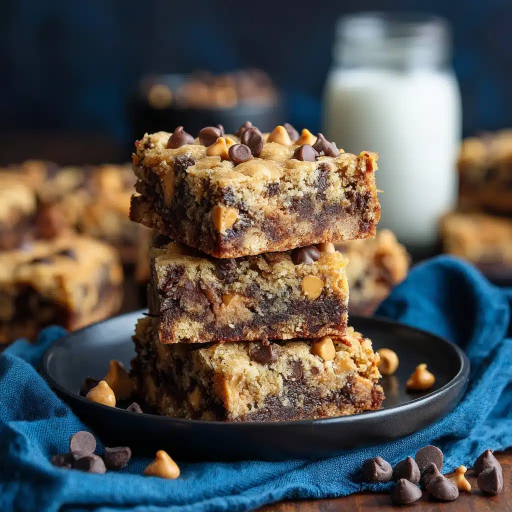 Peanut Butter Chocolate Chip Cookie Bars Recipe 4 Peanut Butter Chocolate Chip Cookie Bars Recipe - Recipe Image