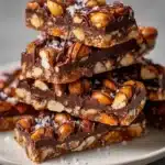 Dark Chocolate and Sea Salt Nut Bars Recipe