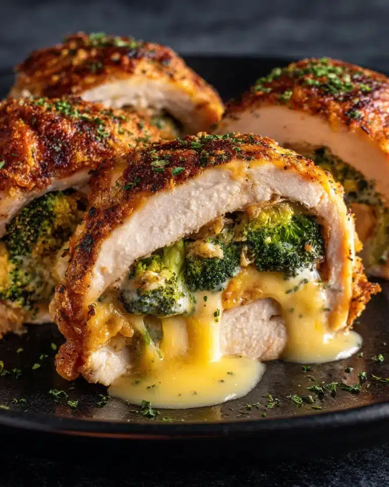 Broccoli and Cheese Stuffed Chicken Recipe