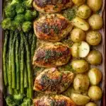 Sheet Pan Garlic Butter Chicken and Veggies Recipe