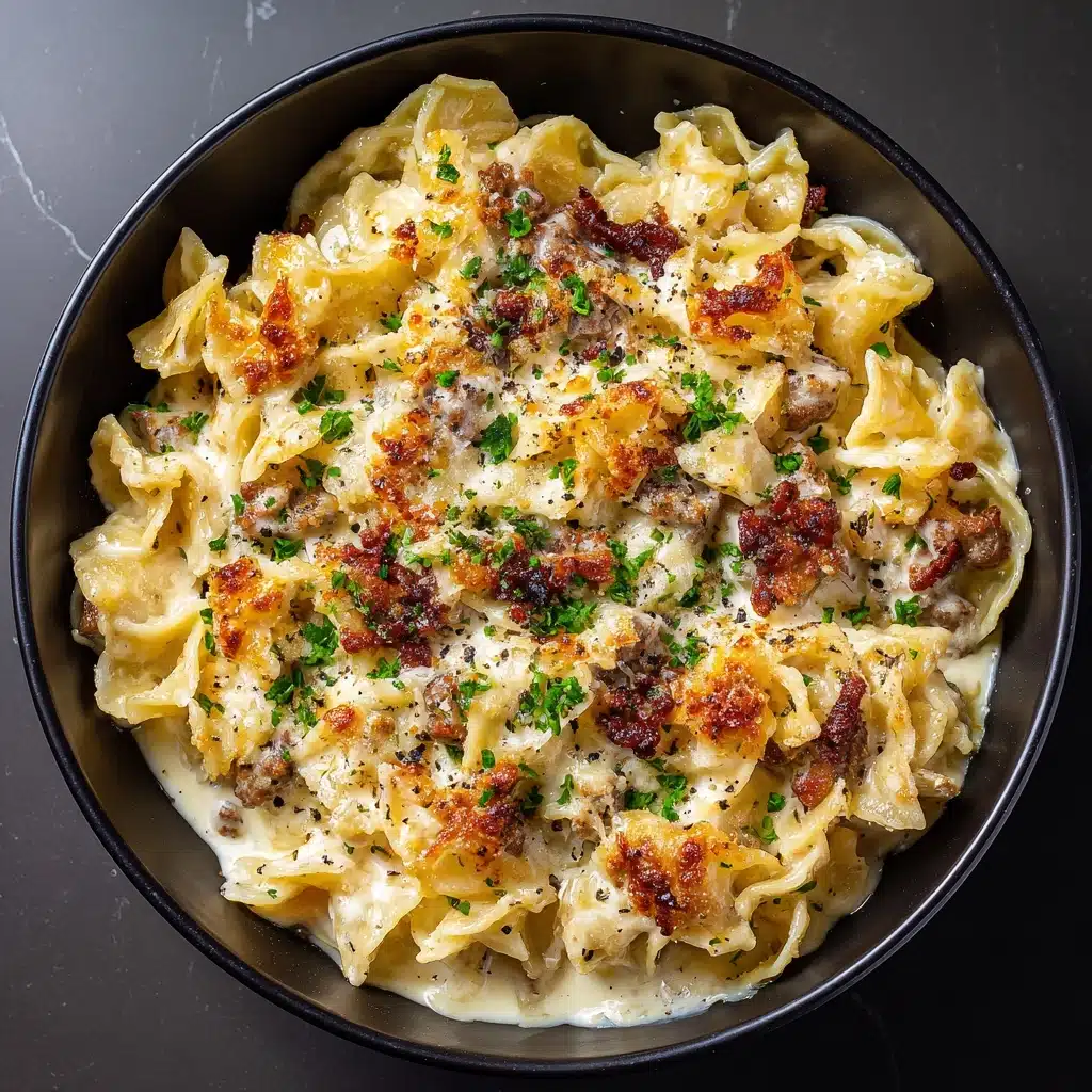The Best Crockpot Garlic Parmesan Chicken Pasta Recipe - Recipe Image